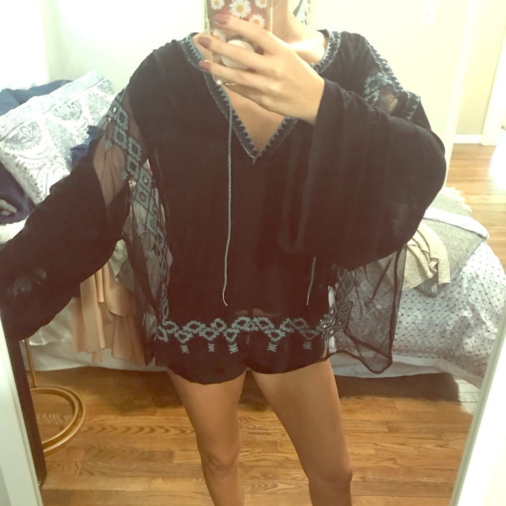 Free people long sleeve top!